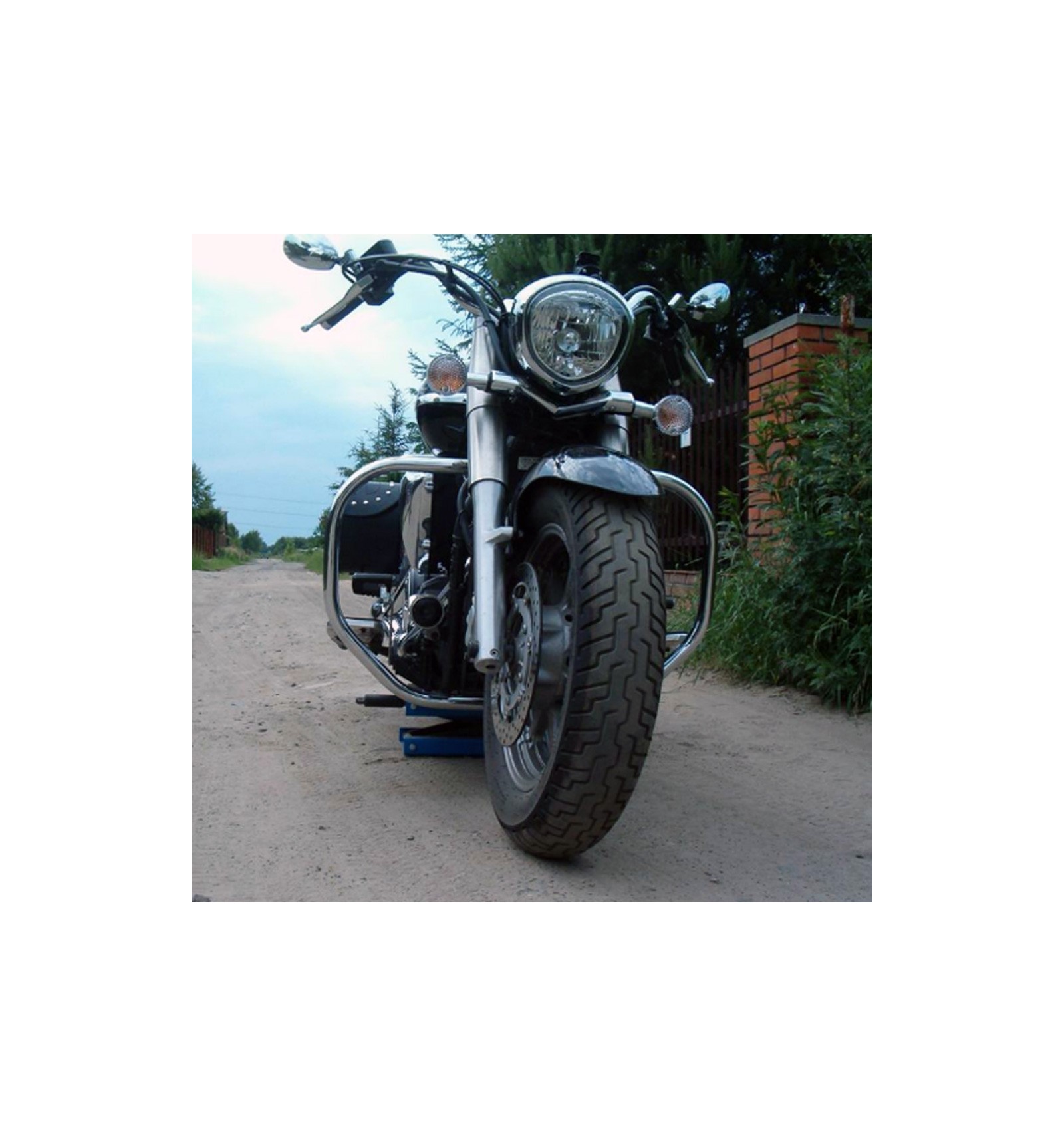 Yamaha XVS 1300 Midnight Star - Chrome Engine crash bar ...