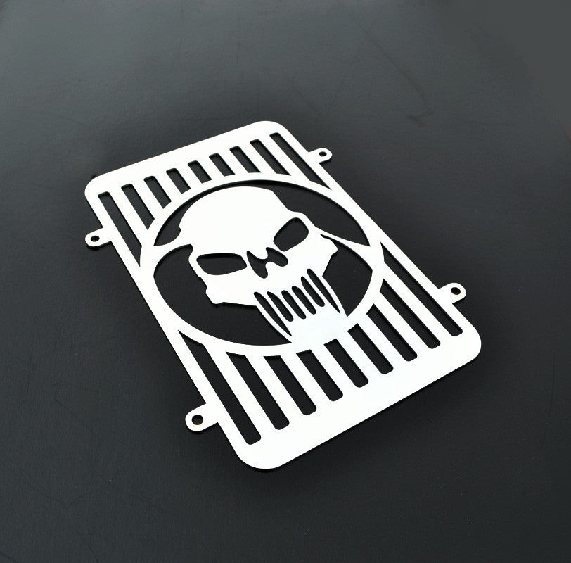 Radiator Cover Grill Protector - Kawasaki VN900 VULCAN CLASSIC (SKULL)