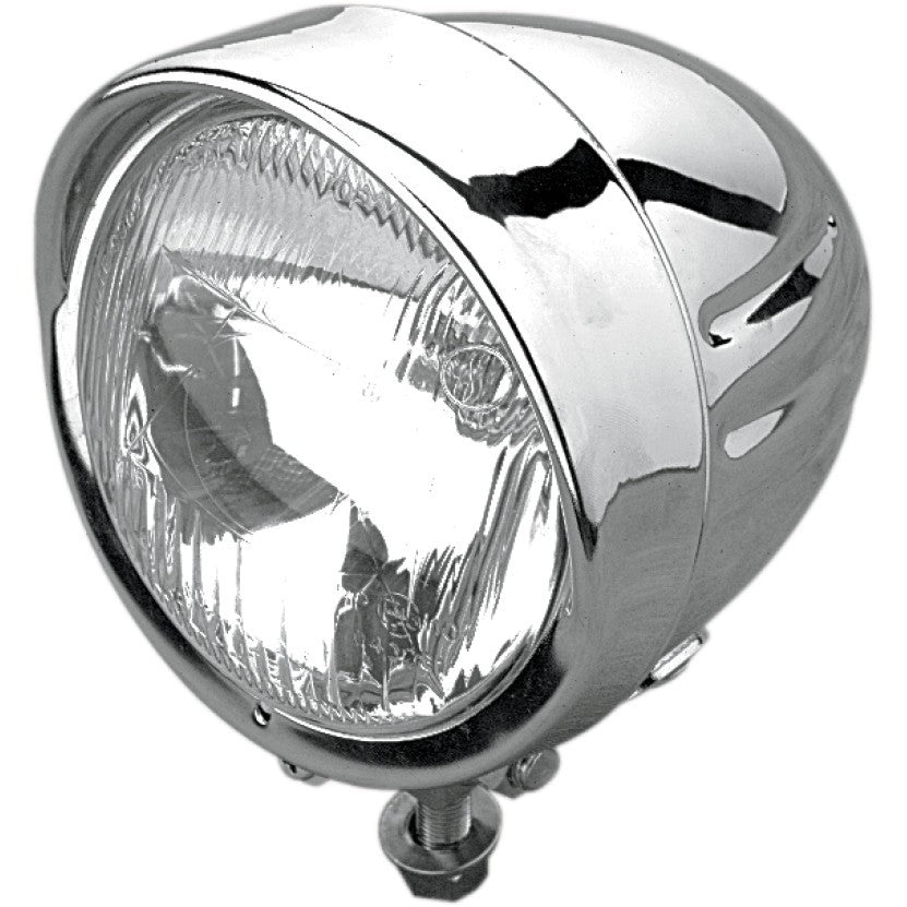 DragSpecialties 11,5 cm (4 1/2") Chrome Spotlight W/Visor