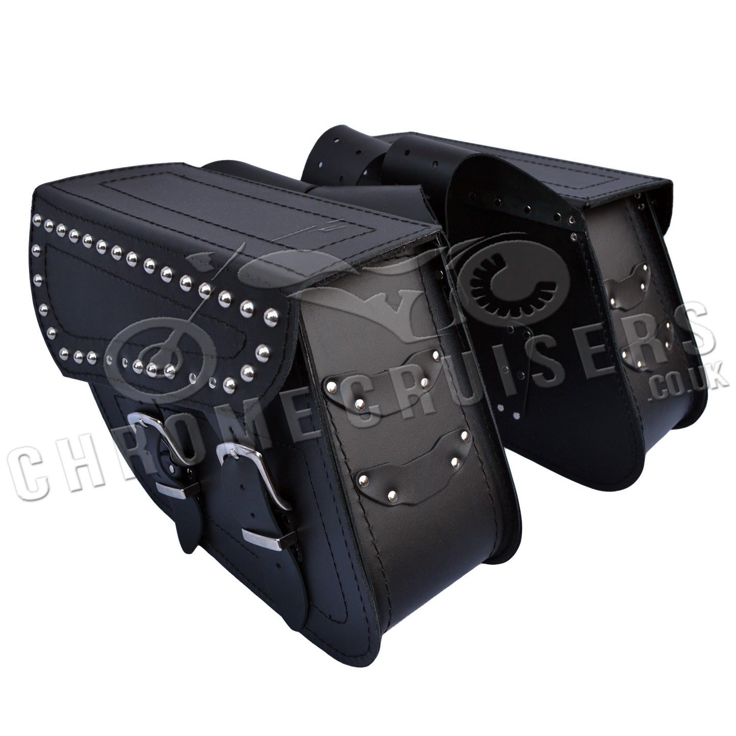 Motocle Leather Saddlebags C13B