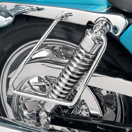 Saddlebag Support Brackets - Harley Davidson XL Sportster ('04-on) - (to shock absorber)