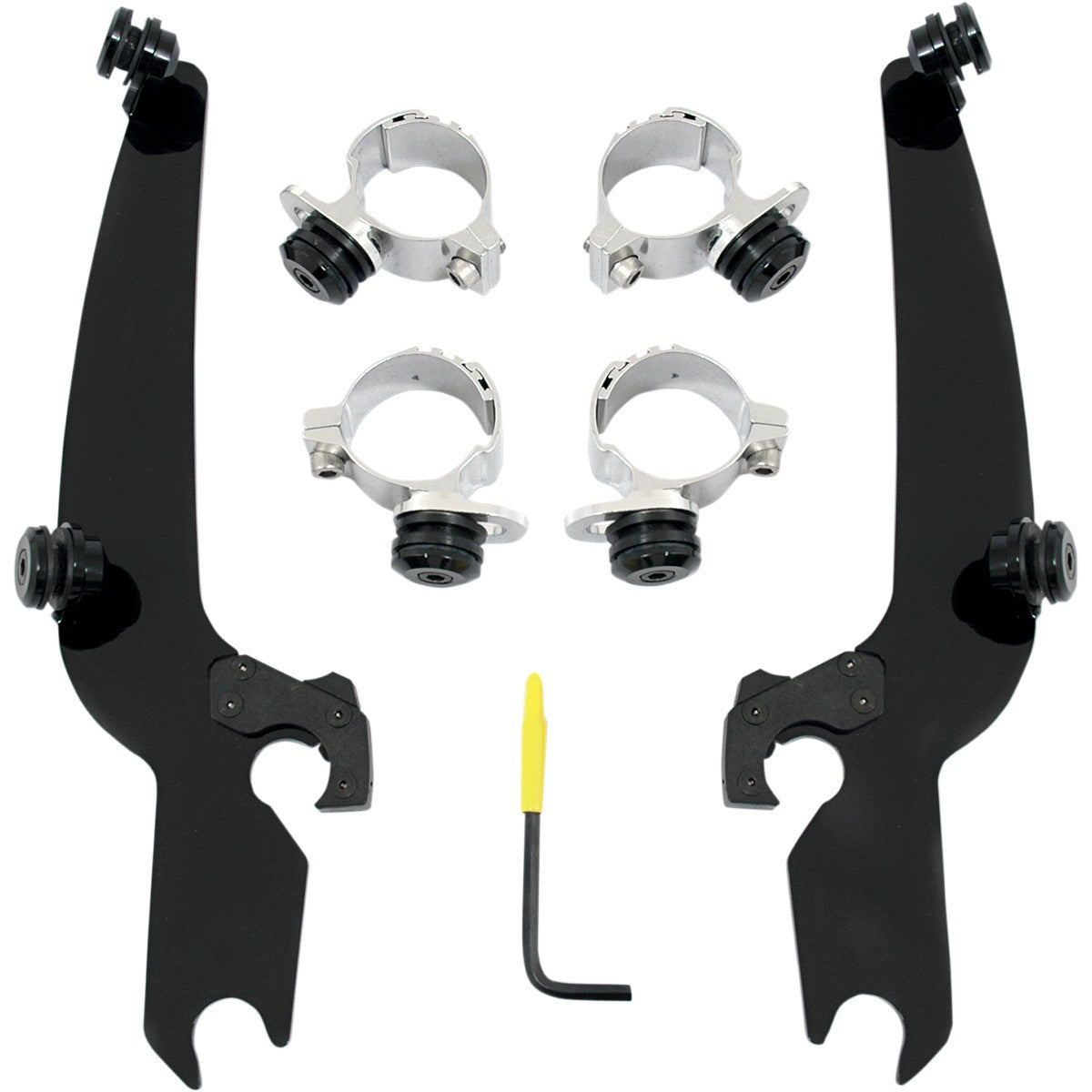 YAMAHA XV950 XVS950 BOLT MOUNTING KIT TRIGGER-LOCK SPORTSHIELD-WINDSHIELD BLACK