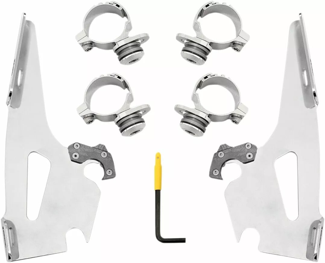 INDIAN SCOUT (2016-up) MOUNTING KIT TRIGGER-LOCK MEMPHIS FATS/SLIM POLISHED WINDSHADE