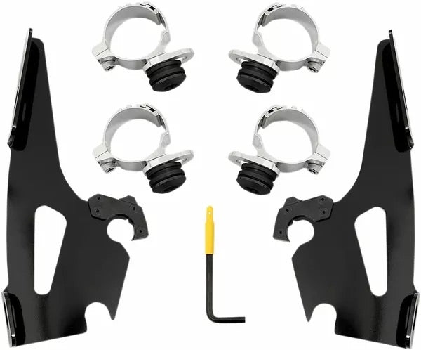 INDIAN SCOUT (2016-up) MOUNTING KIT TRIGGER-LOCK MEMPHIS FATS/SLIM POLISHED WINDSHADE
