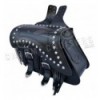 Motorcycle leather saddlebags - C29C