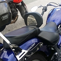 Yamaha XVS130 Midnight Star V-Star Rider Backrest