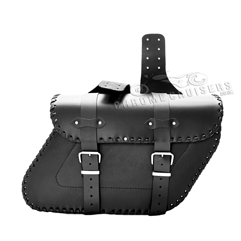 Top Quality Motorcycle Handmade Leather Saddlebags Panniers (pair) C9A