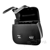 Top Quality Motorcycle Handmade Leather Saddlebags Panniers (pair) C101A - 21L