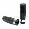 Vintage Custom Chrome and Rubber Grips for Harley Davidson (cable throttle)