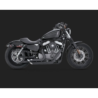 Harley Davidson Sportster (04-13)  SHORTSHOTS STAGGERED BLACK EXHAUST