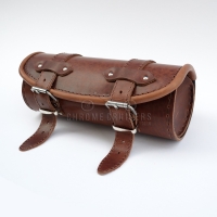 UNIQUE BROWN LEATHER TOOL ROLL / BAG / POUCH