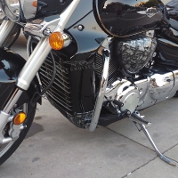 Engine Guard, Front Crash Bar - Suzuki M1800R Intruder Chrome Crash Bars- Chrome