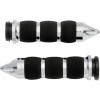 Avon Air Cushion Chrome Spike Grips for Harley Davidson models (electronic throttle)