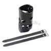 Motorcycle Rear Leather Drink / Bottle Holder - Skull (N8A)