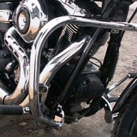 Engine Guard, Front Crash Bar - Harley Davidson Dyna