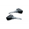 Kuryakyn Chrome / Black Skeleton Mirrors