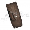 Harley Davidson Softail / Fat Boy Brown Genuine Leather Tank Panel with Pouch - Plain