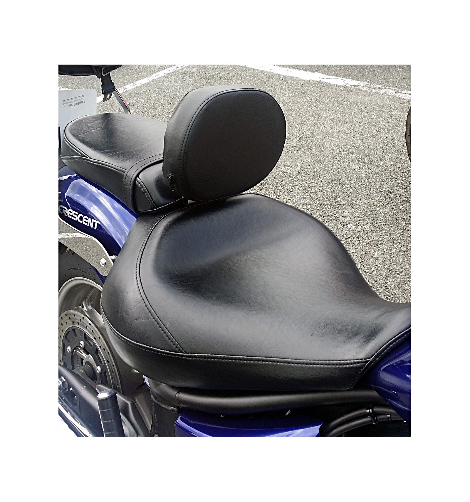 Yamaha XVS950 Midnight Star V-Star Rider Driver Backrest Back Support 
