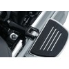 Harley Davidson Softail 2018-up models Kuryakyn Passenger (Rear) Mini Floorboards + Splined Adapters