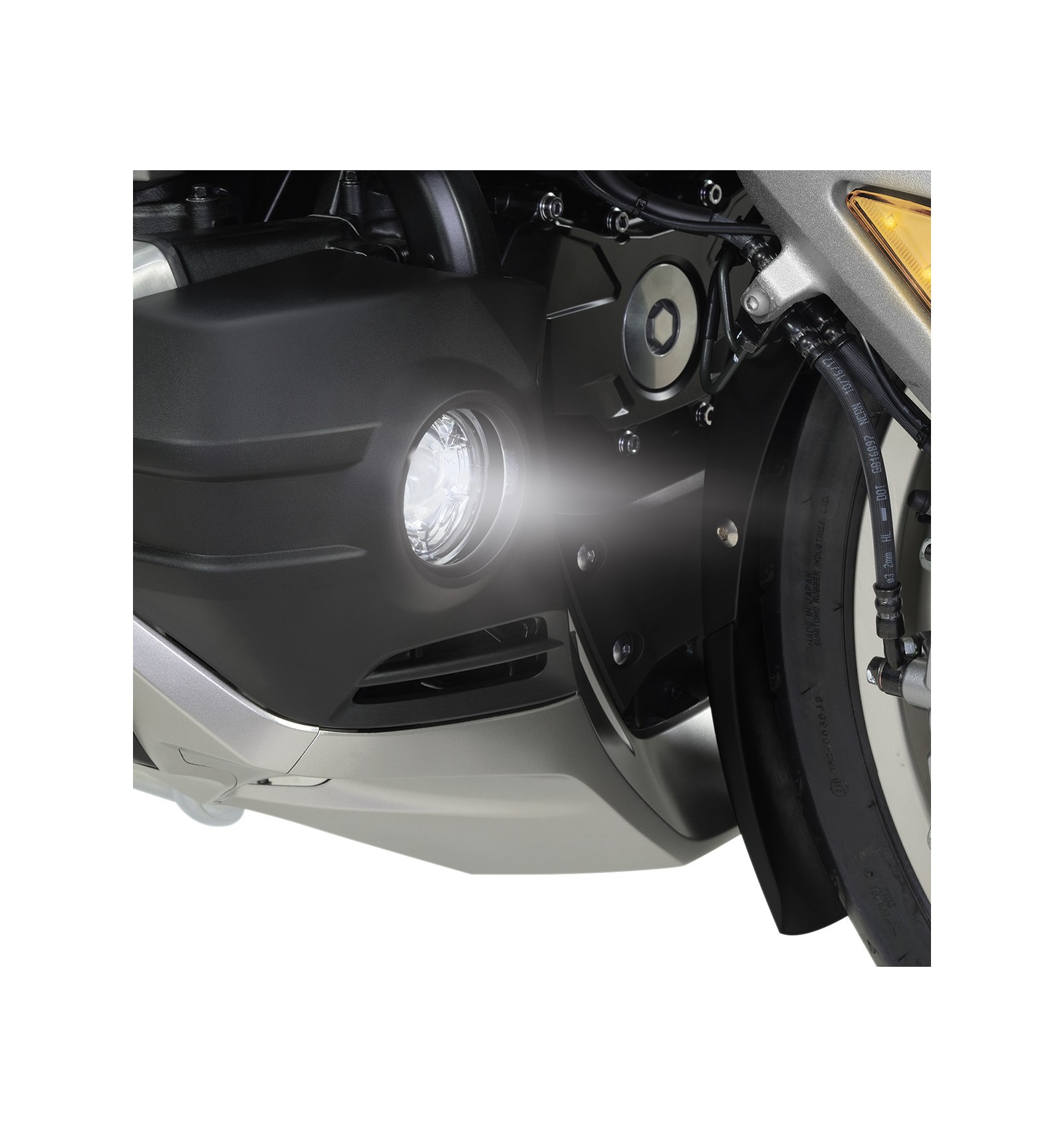 Acessório Honda GL1800 Show Chrome - Protetor Saddlebag LED