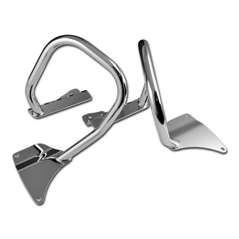BMW R18 BAGGER TRANSCONTINENTAL Chrome Rear Crash Bars Saddlebag Guards