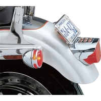 Kuryakyn Chrome Taillight Cover for Harley Davidson Softail Sportster Road King Dyna