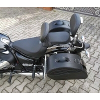 BMW R18 HIGH QUALITY CHROME BLACK RIDER DRIVER BACKREST