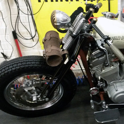 Leather Tool Roll / Saddlebag Motorcycle - Brown