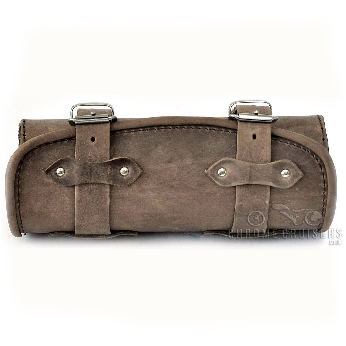 Leather Tool Roll / Saddlebag Motorcycle - Brown
