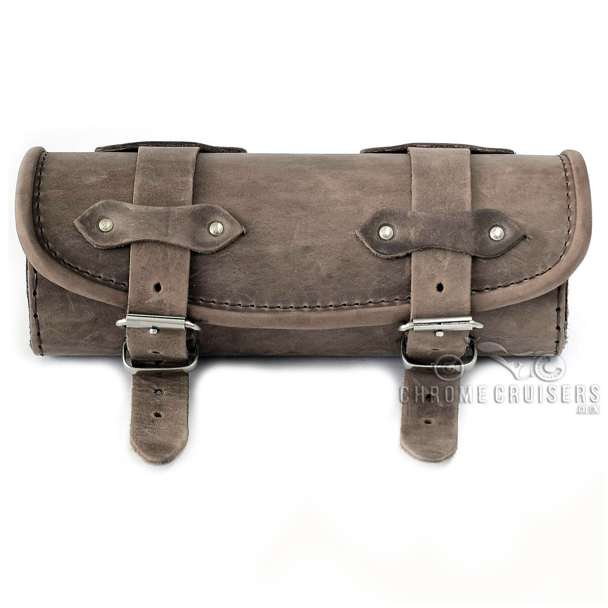 Leather Tool Roll / Saddlebag Motorcycle - Brown