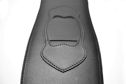 Harley Davidson Sportster - Black Leather Tank Chap with Pouch