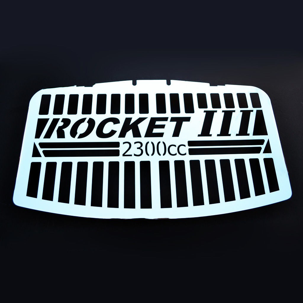 Radiator Cover Grill Protector - Triumph Rocket 3 CLASSIC / ROADSTER / TOURING