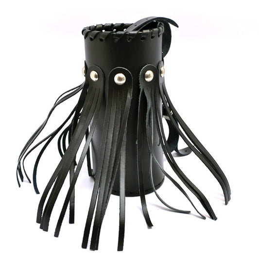 Motorcycle leather drink / bottle holder - large