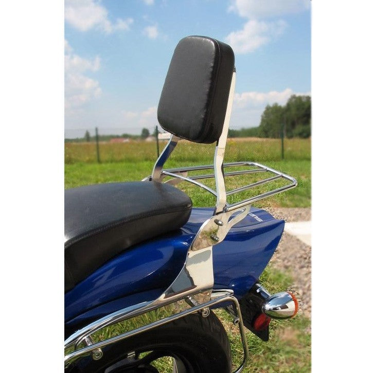 Passenger Backrest with luggage Rack, Sissy Bar - Suzuki VL800/C800 Intruder/C50 Boulevard /M800