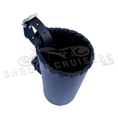 Motorcycle leather drink holder - large (N4A)