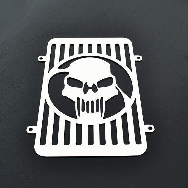 Radiator Cover Grill Protector - Kawasaki VN900 VULCAN CLASSIC (SKULL)