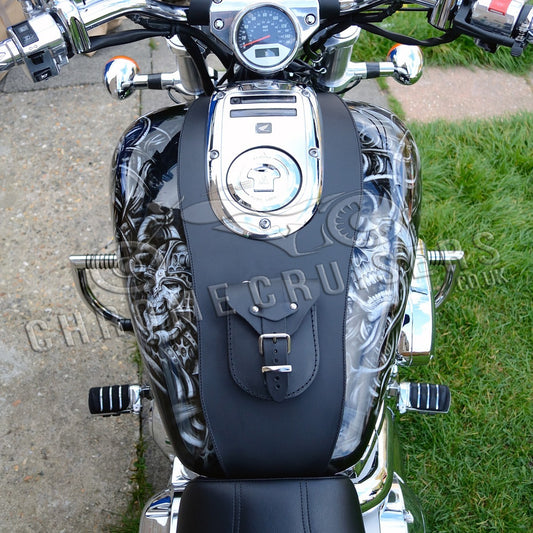 Honda VTX1800 Custom Leather Tank Bib / Chap