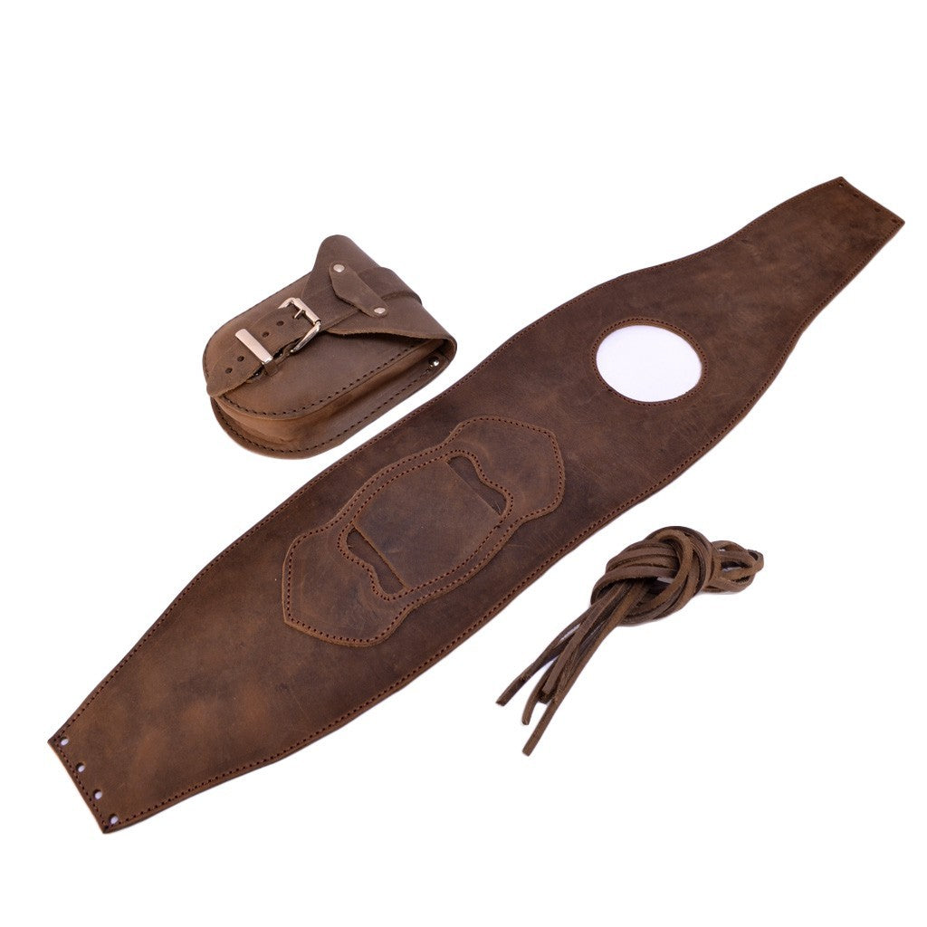 Harley Davidson Sportster Brown Leather Tank Bib.