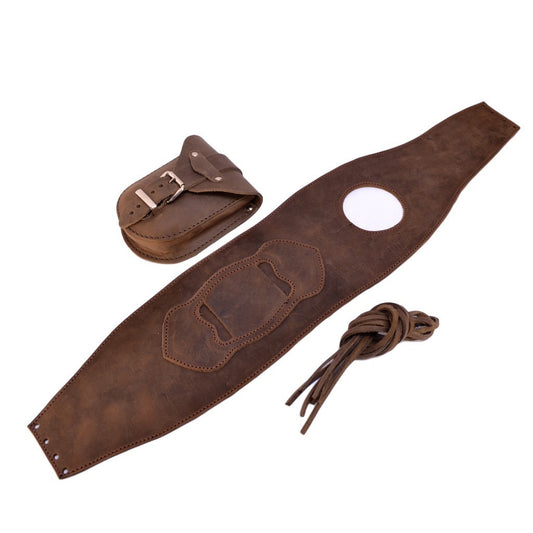 Harley Davidson Sportster Brown Leather Tank Bib.