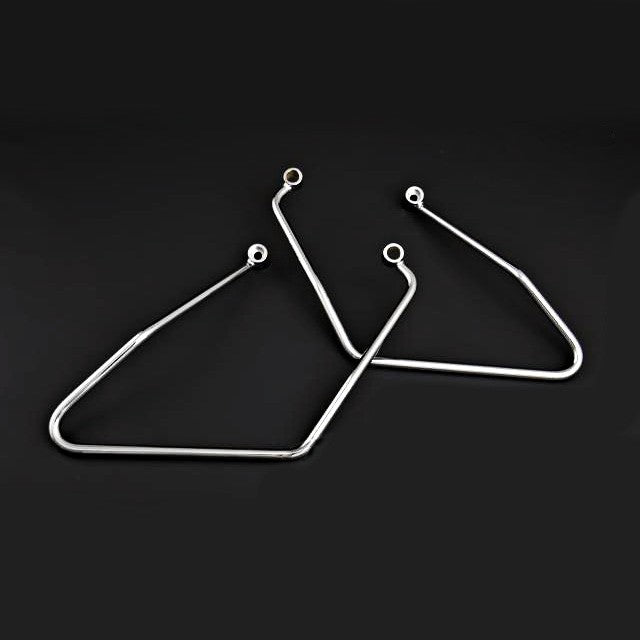Saddlebag Support Brackets - Harley Davidson XL Sportster ('04-on) - (to shock absorber)