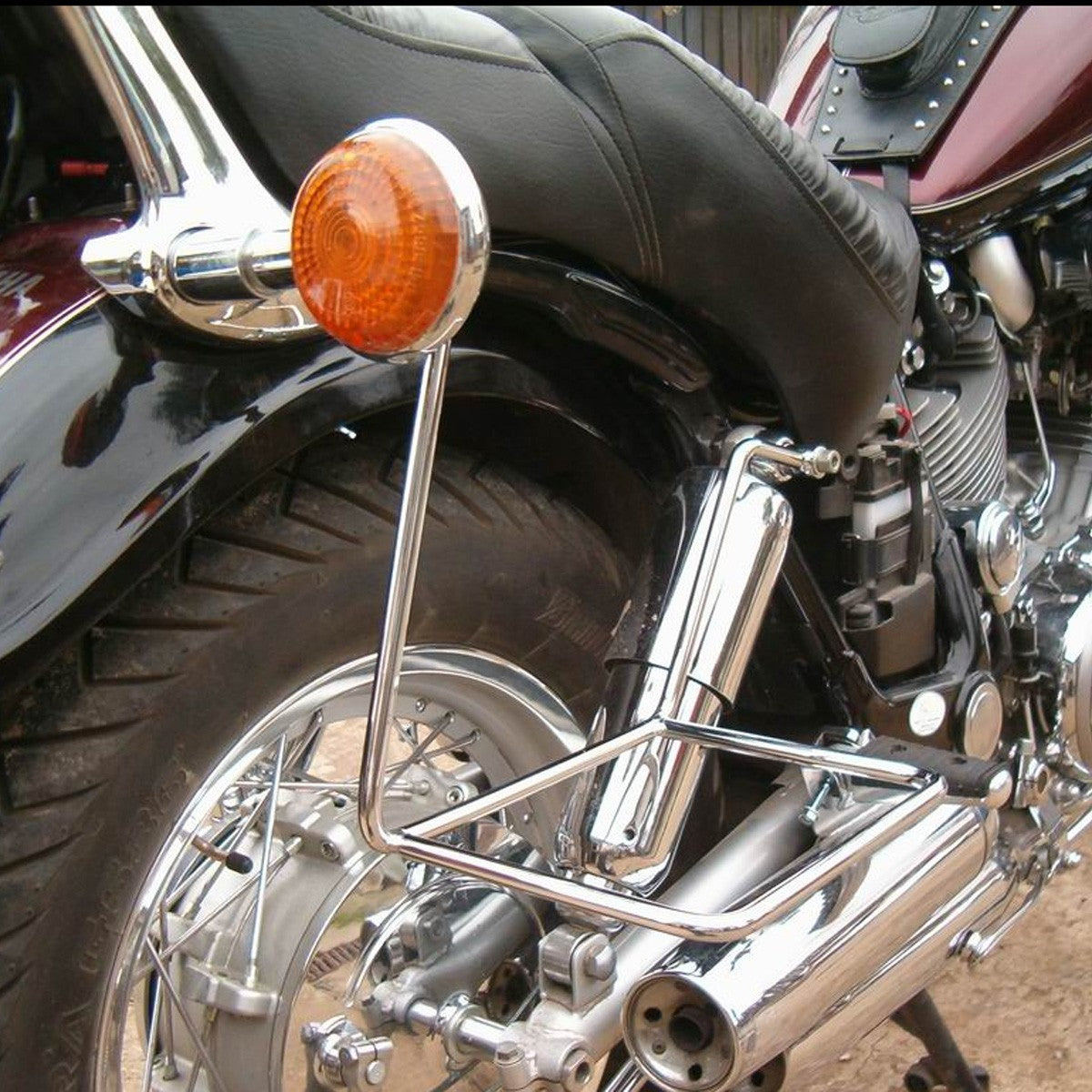 Saddlebag Support Brackets - Yamaha XV750/1100 Virago