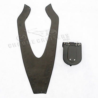 Tank Panel with Studs - Suzuki VL125 Intruder Leather