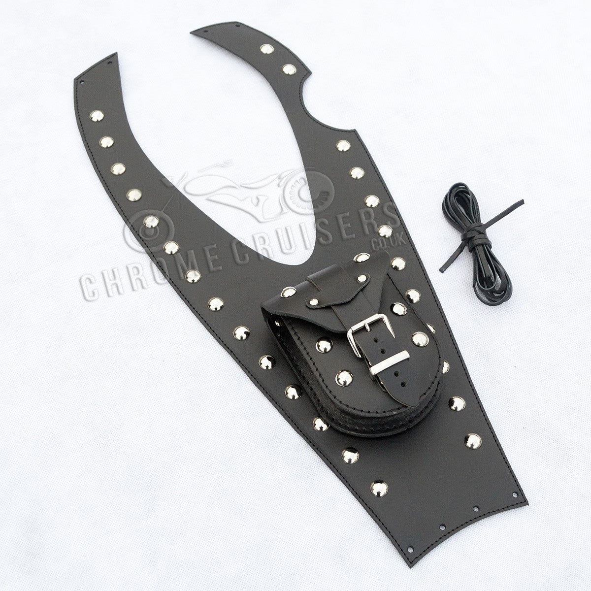 Tank Panel with Studs - Yamaha XVS125 Drag Star Leather