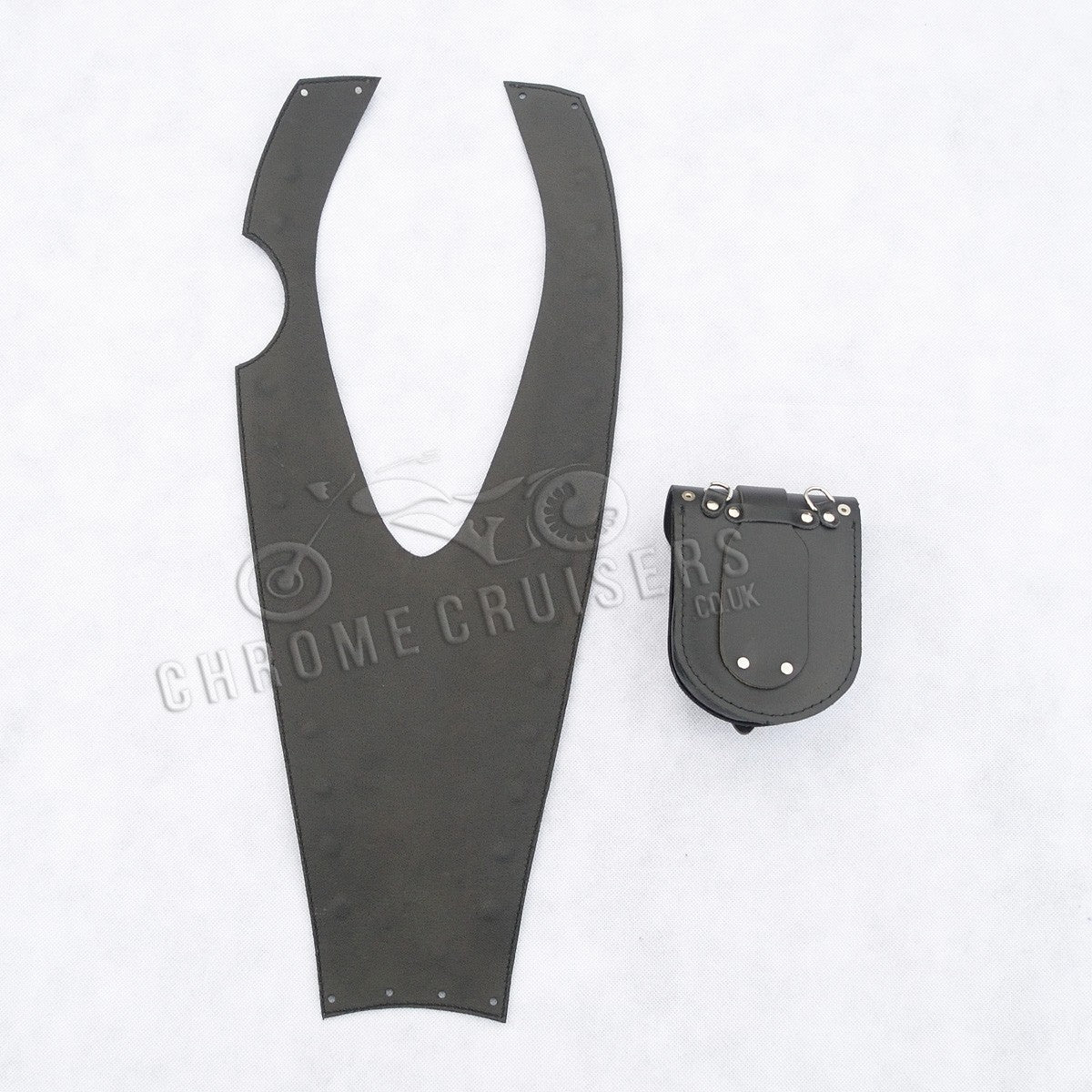 Tank Panel with Studs - Yamaha XVS125 Drag Star Leather