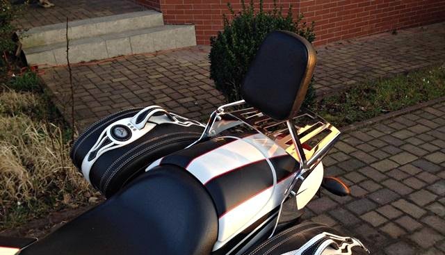 Victory Hammer / Sport / Jackpot (2005-2015) Chrome Sissy bar / Backrest with Luggage Rack