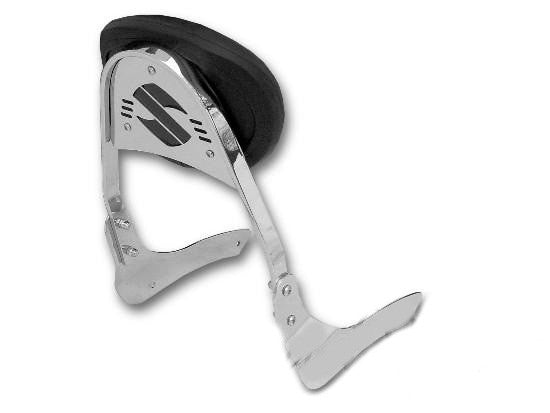 Suzuki VL800/C800/C50 Chrome Passenger Backres / Sissy bar with rack