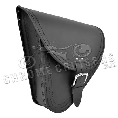 Harley Davidson Softail - Black Leather Swingarm Saddlebag (C59)