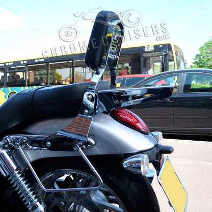 Triumph Thunderbird / Storm Chrome Sissy Bar with luggage rack