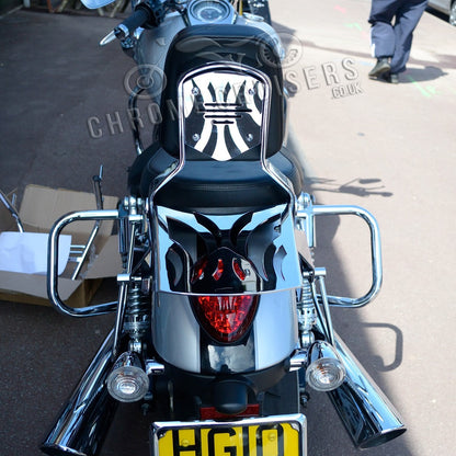 Triumph Thunderbird / Storm Chrome Sissy Bar with luggage rack