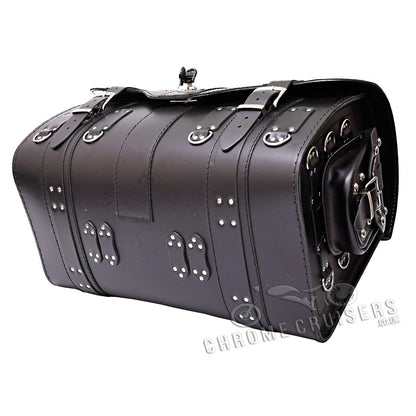 Sissy Bar Bag, Back Seat Bag, Rear Leather Bag - Motorcycle Luggage – REAL LEATHER